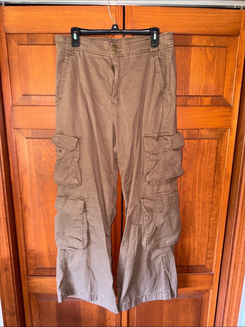 Men's Brown Cargo Pants - Classic Utility Style